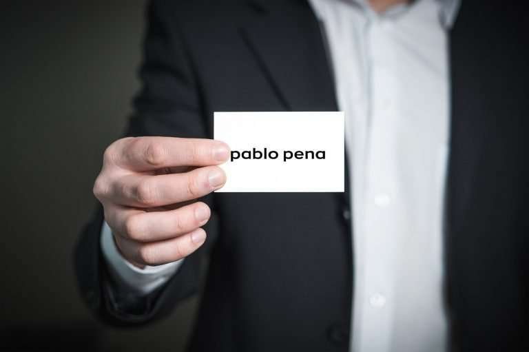 tarjeta profesional