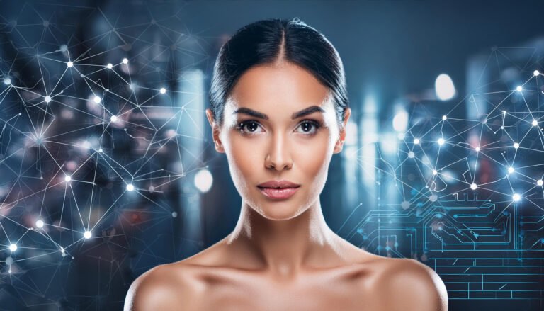 mujer usando la inteligencia artificial gratis