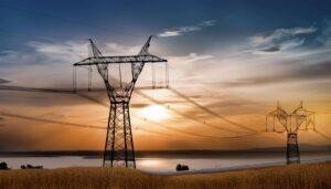Torre de electricidad 110 volt y 220 volt