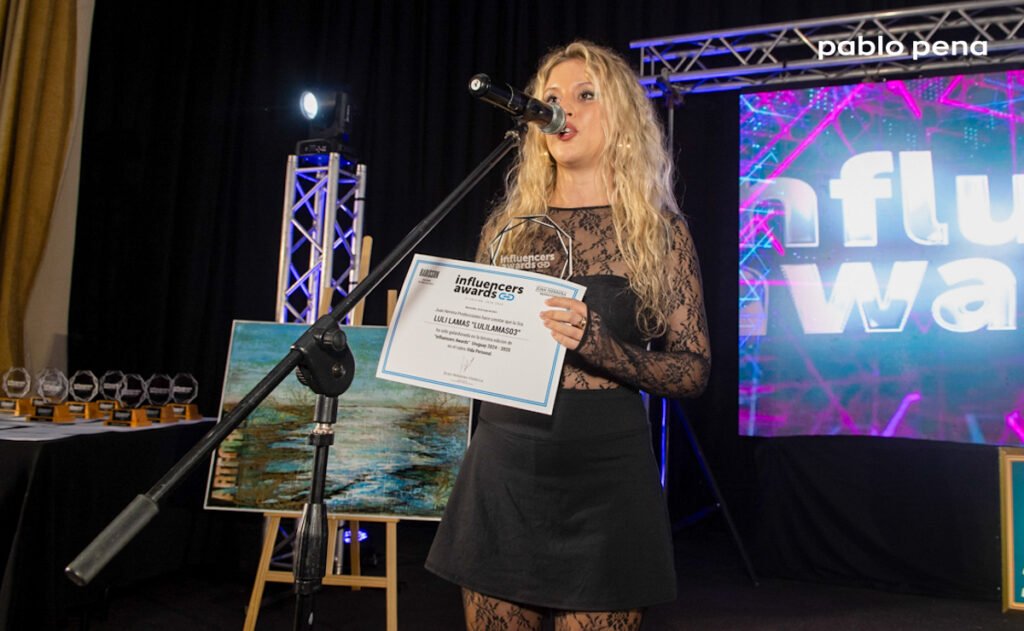 Luly Lamas Influencers Awards Uruguay