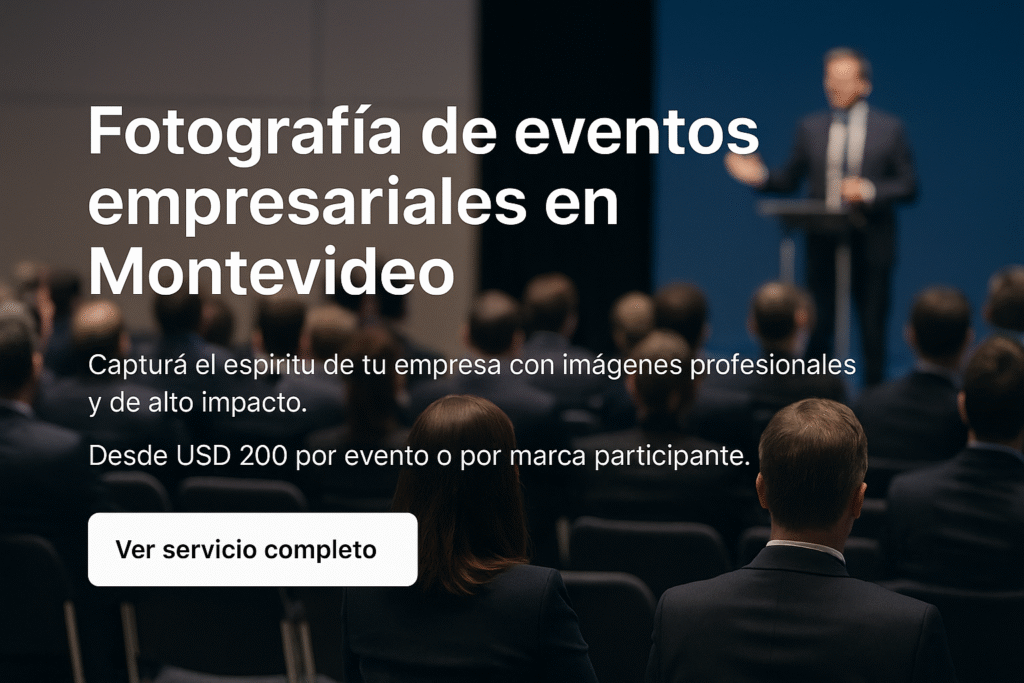 fotografía de eventos empresariales