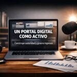 Portal digital profesional presentado como activo editorial, con enfoque en autoridad, contenidos y monetización.