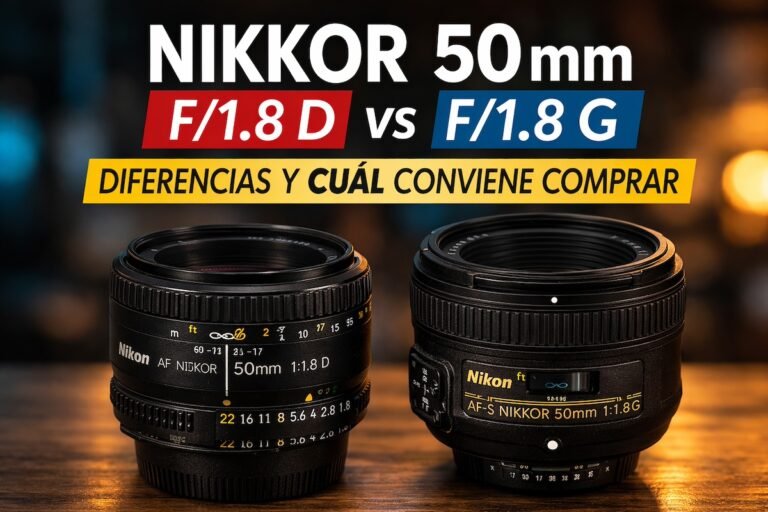 Nikkor 50mm f/1.8 D vs 50mm f/1.8 G: diferencias reales y cuál conviene comprar 3 Nikkor 50mm f1.8 D vs 50mm f1.8 G diferencias Nikon