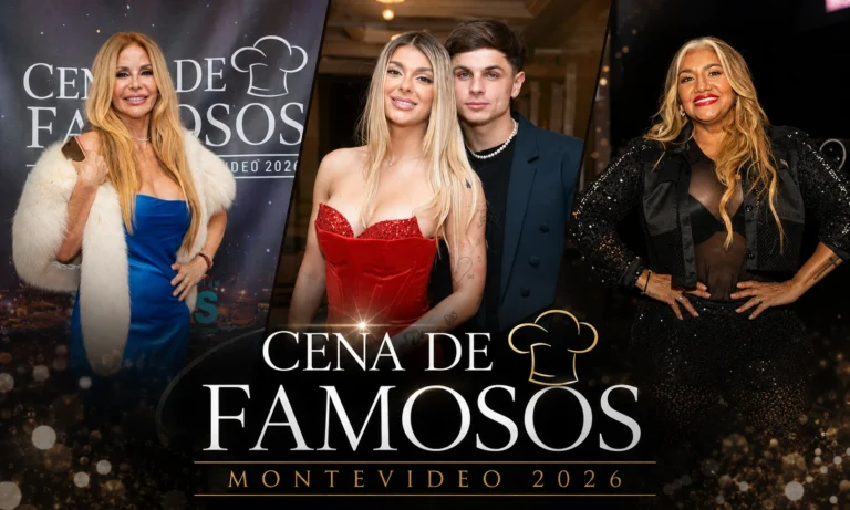 Cena de Famosos Montevideo 2026 1 Graciela Alfano y Gladys la Bomba Tucumana junto a Zunino y Lopez en la Cena de Famosos