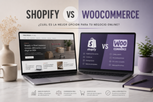 Comparación entre Shopify y WooCommerce para elegir la mejor plataforma de tienda online